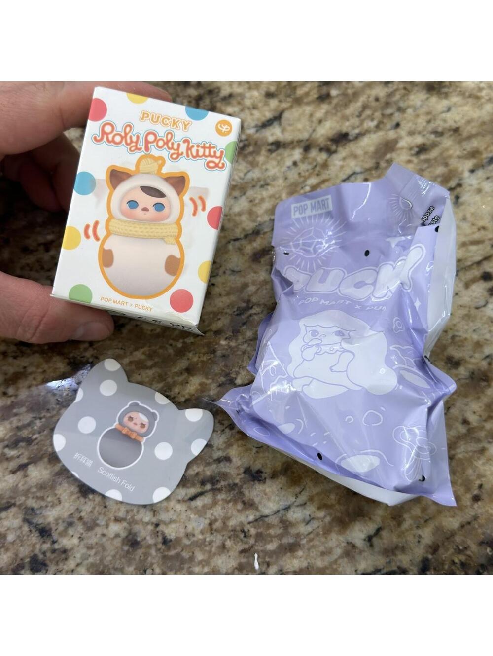 Pop mart Pucky Roly Poly Kitty - Scottish Fold